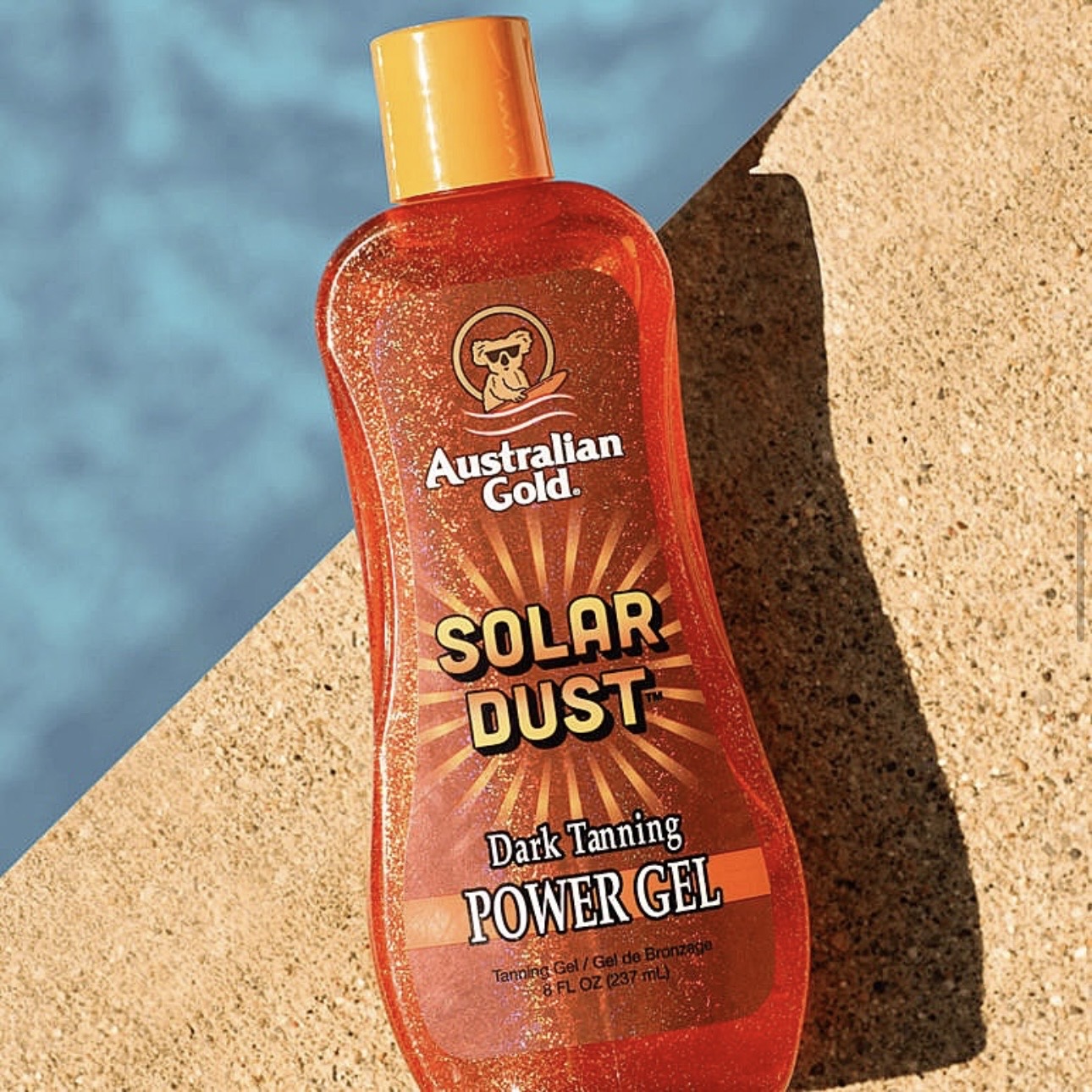 Ενισχυτικό τζελ μαυρίσματος με Golden Shimmer Solar Dust 