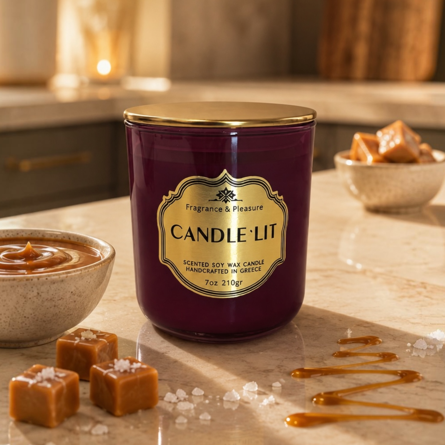 Αρωματικό Κερί Salted Caramel