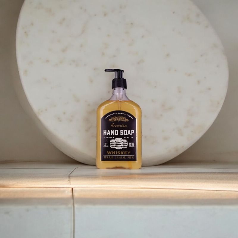 Φωτογραφία από Σαπούνι χεριών 460ml σε συσκευασία μπουκάλι Whiskey